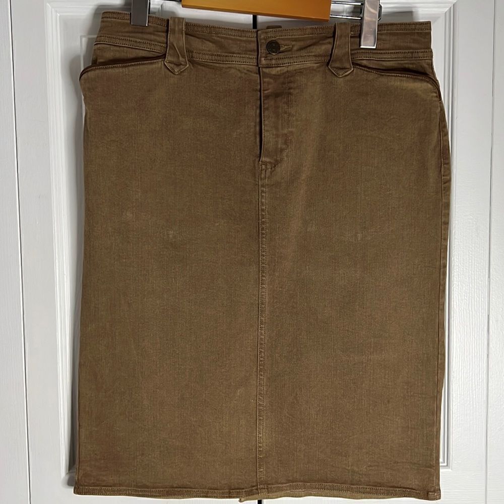‎Ralph Lauren Brown Denim Skirt Size 6